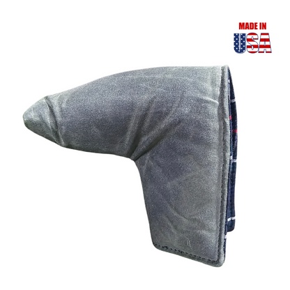 Olive Green Solid Waxed Canvas Blade Putter Covers