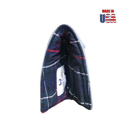 Charcoal Solid Waxed Canvas Blade Putter Covers 2