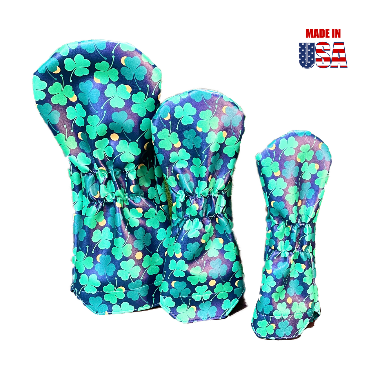 Shamrock Clover Synthetic Headcovers 1