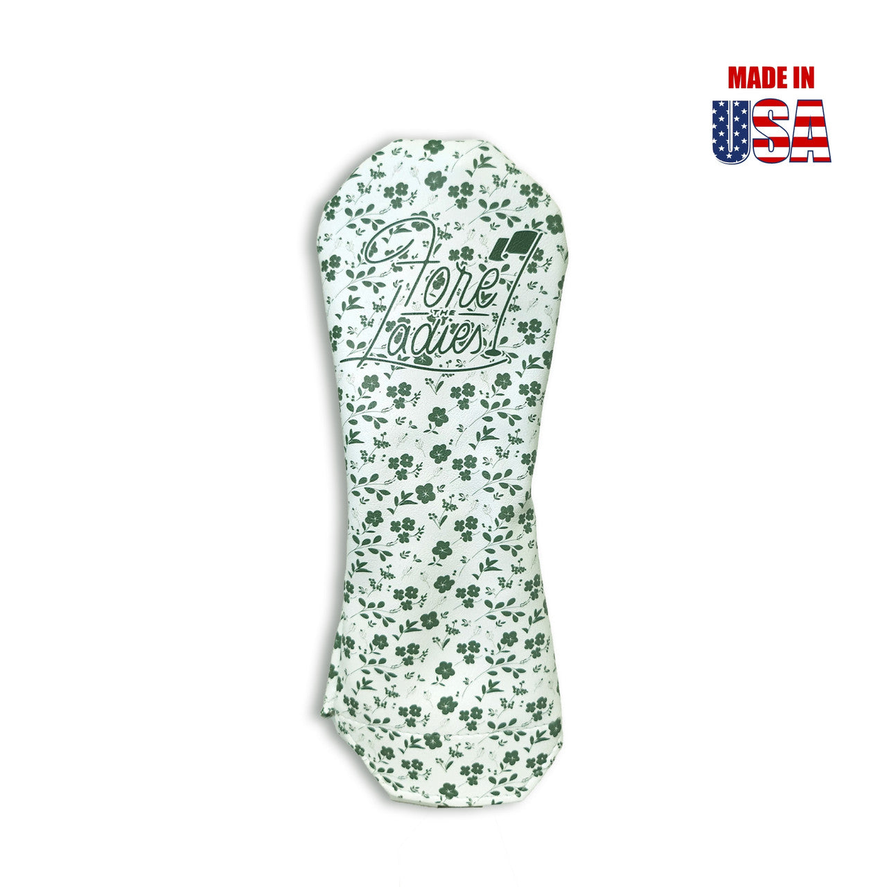 Fore the Ladies Green Flower Headcovers1