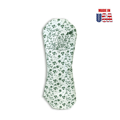 Fore the Ladies Green Flower Headcovers1