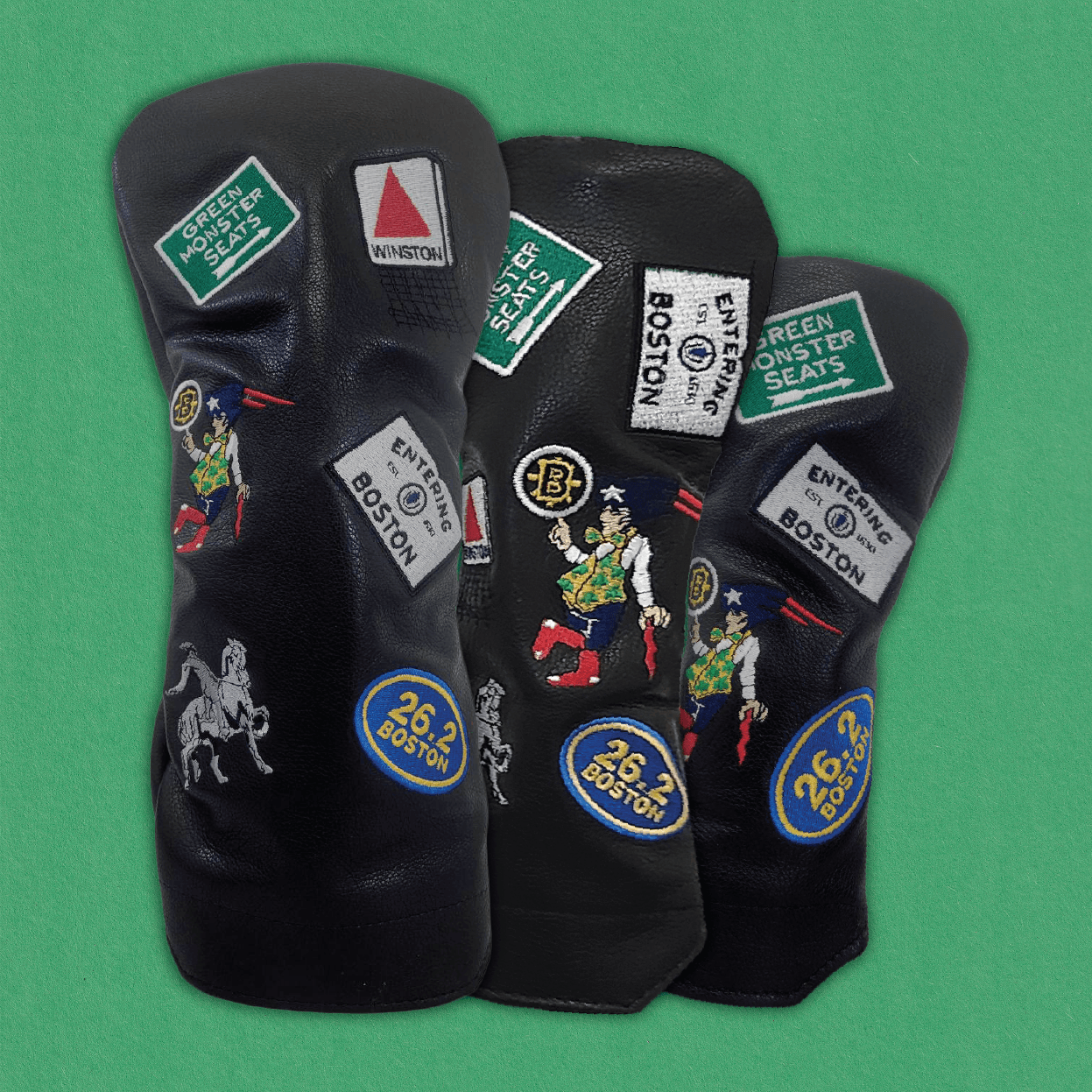 Boston Mural Leather Headcovers