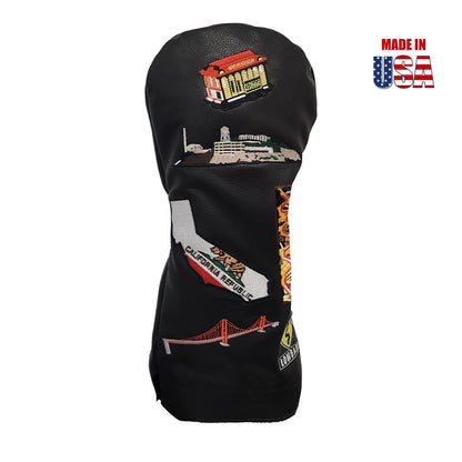 San Francisco Mural Headcovers Black Driver