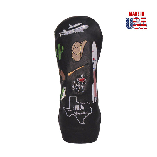 Houston Mural Driver Headcover-Black