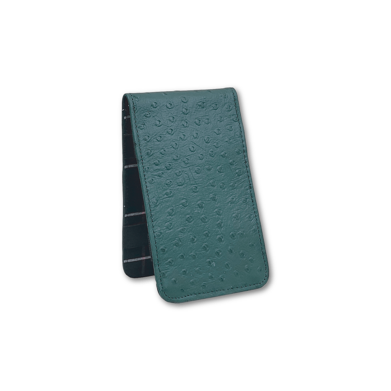 Scorecard and Yardage Book Holder, Ostrich Print