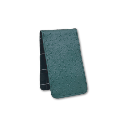 Scorecard and Yardage Book Holder, Ostrich Print