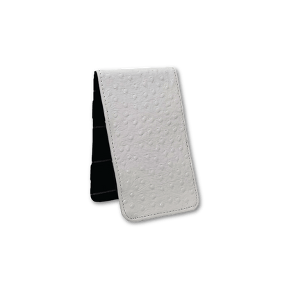 Scorecard and Yardage Book Holder, Ostrich Print